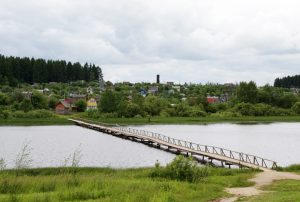 Вид на дачи