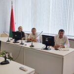 Генеральный директор ОАО «Могилевхимволокно» Олег Курилин пообщался с коллективами проектно-конструкторского отдела и ремонтно-строительного участка